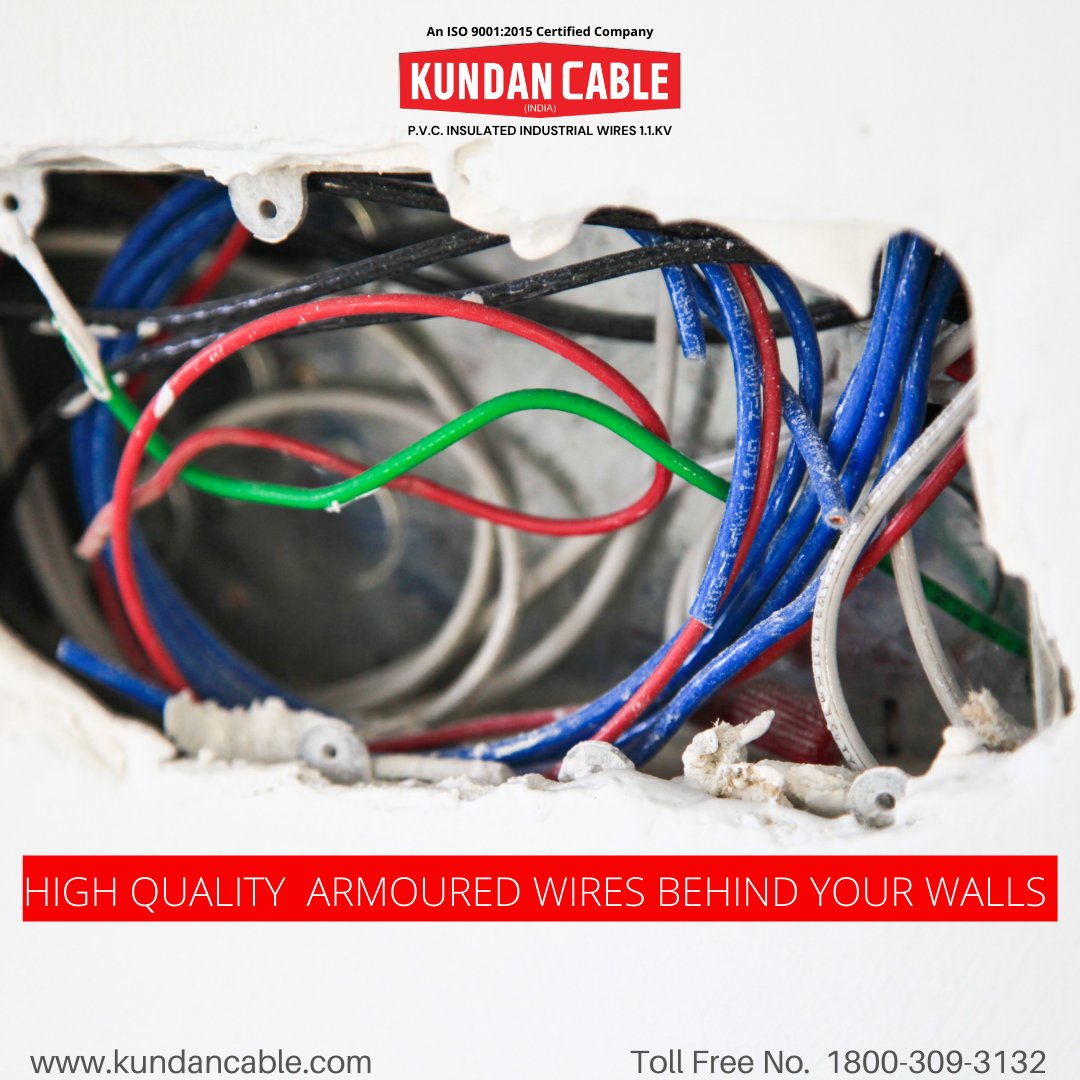 Kundan Cable India is Delhi based NSIC-CRISIL rated firm engaged in providing the optimum quality range of House Wires, Single and Multi Core Cables, Copper Wires and Aluminum Wires to our clientele.

Visit https://t.co/SfdP2fFCby

#electricwire #sky #electricity #wire https://t.co/o2p4T1cGSs