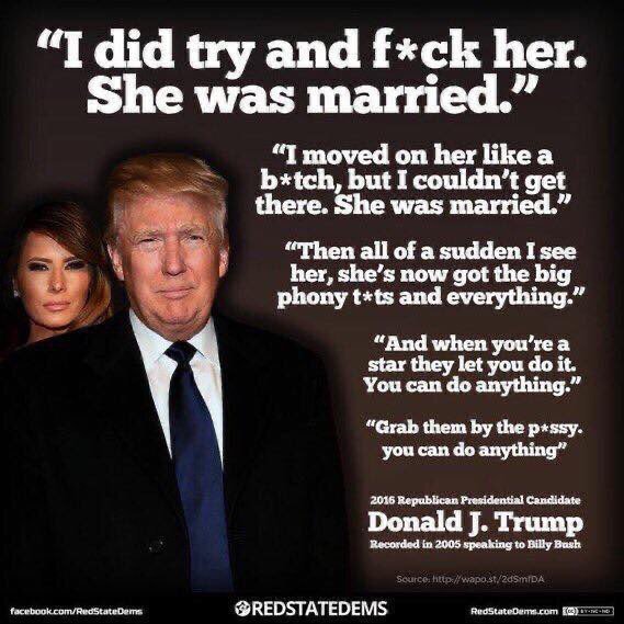 The know Liar, Thief, adulterer, sexual pervert who enjoyed assaulting #women &amp; #girls is supported by some #Christians  - Amazing what some people think #Christianity is all about.  #GOP #Republican 
#TrumpCrimeFamily 