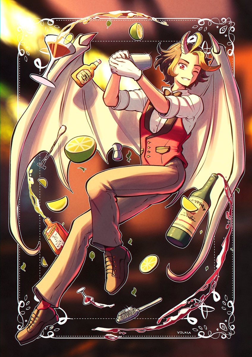 Vel_kia's tweet photo. Here's a present that was commissionned by @Mi_eau for the Vtuber @SebastienRvr! #sebARTien https://t.co/ECA1VzpeYm