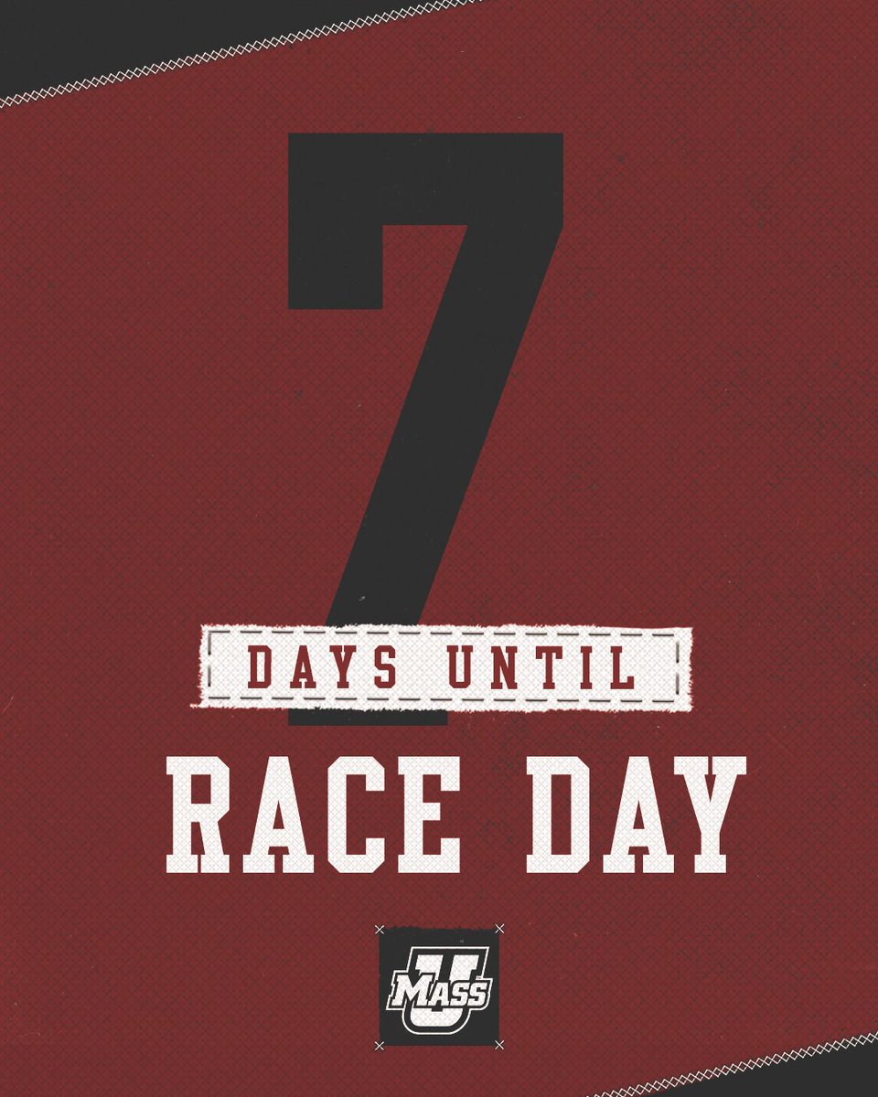 UMassRowing's tweet photo. Seven days away from race day! 

Flagship🚩Flagship🚩 https://t.co/zAyoDz2a0Z