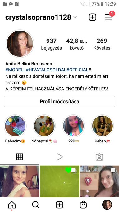 Instagramon @crystalsoprano1128 el&eacute;rtek! Akt&iacute;vabb vagyok!   V&aacute;laszolok privat &uuml;zikre is ahogy van időm<a class="tags" target="_blank" title="On Twitter" href="/?out=eyJ0eXAiOiJKV1QiLCJhbGciOiJIUzUxMiJ9.eyJpYXQiOjE3MjA2MDM0ODUsImlzcyI6InR3cG9ybnN0YXJzLmNvbSIsIm5iZiI6MTcyMDYwMzQ4NSwiZXhwIjoxNzUyMTM5NDg1LCJyZWRpcmVjdF91cmwiOiJodHRwczovL3R3aXR0ZXIuY29tL2NyeXN0YWxzb3ByYW5vMTEyOCJ9.5P_vSpwrCWm4FR0LNqmY4LbEbW3EOgX1l1inPYCdWp3zjlRjAqA1wYq8fSxuxddlpwANoS2jdaBUL0gXDVQrvg">@crystalsoprano1128</a>