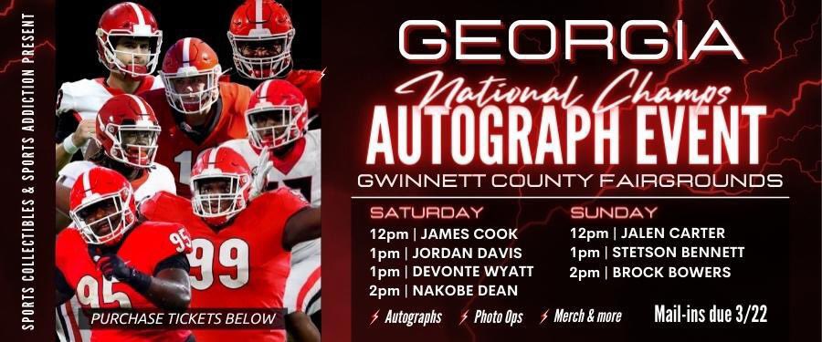 Nakobe Dean Georgia Bulldogs Autographed Red National Championship Jersey