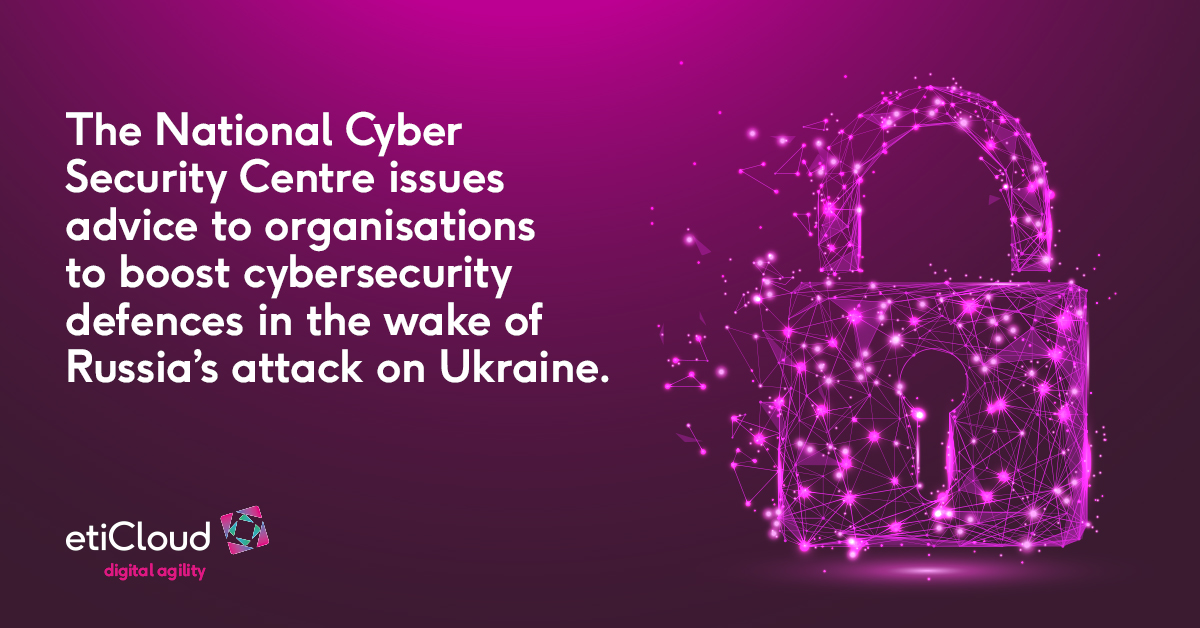 The National Cyber Security Centre issues advice to organisation to boost cybersecurity defences in the wake of Russia’s attach on the Ukraine ncsc.gov.uk/news/organisat…