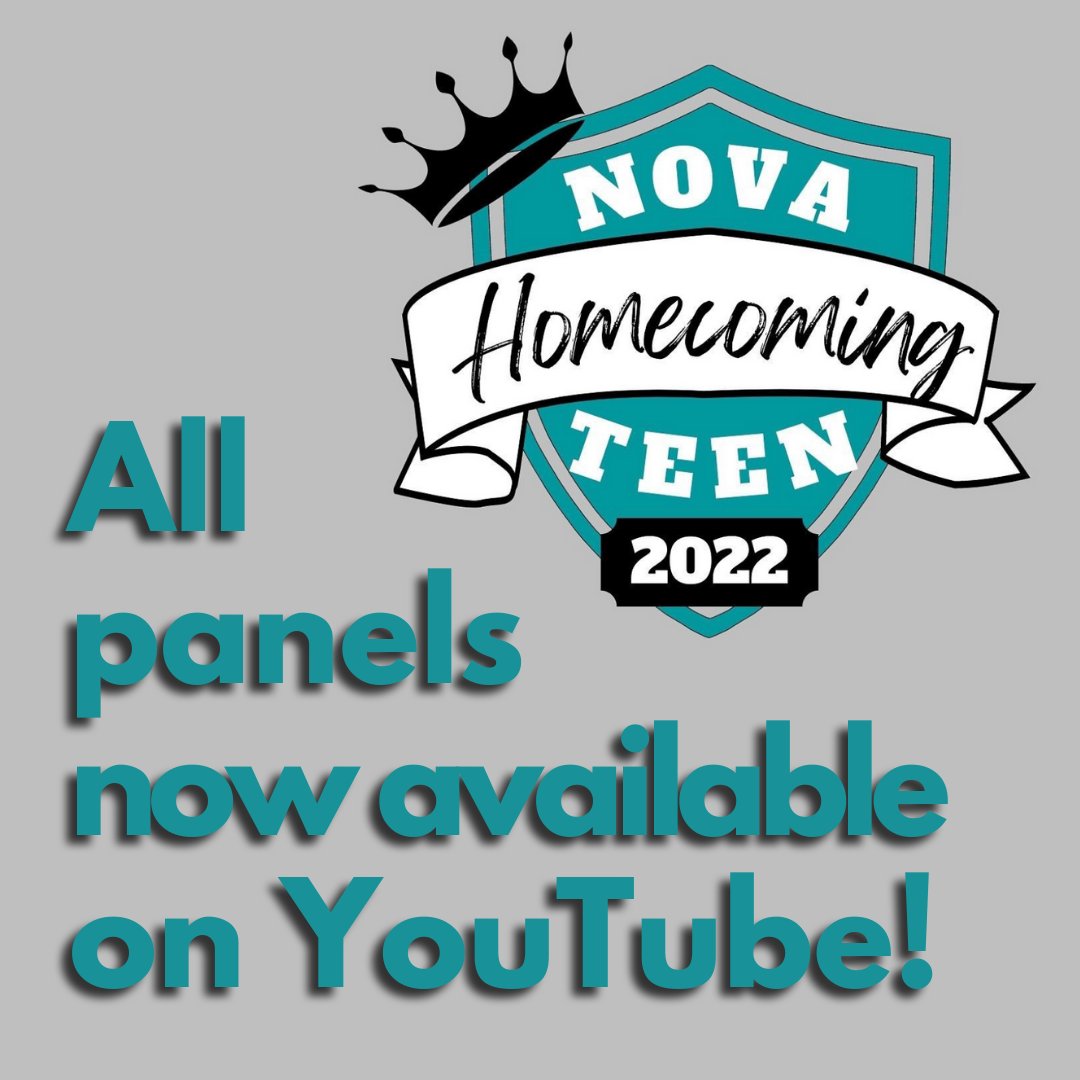 NoVaTEENBF's tweet photo. All of our 2022 NoVaTEEN panels are now available on our YouTube channel!  HUGE thank you to everyone who made this amazing festival possible again this year, and to everyone who joined us virtually! https://t.co/p8Adspu5f7 https://t.co/D1jhgNM0wJ