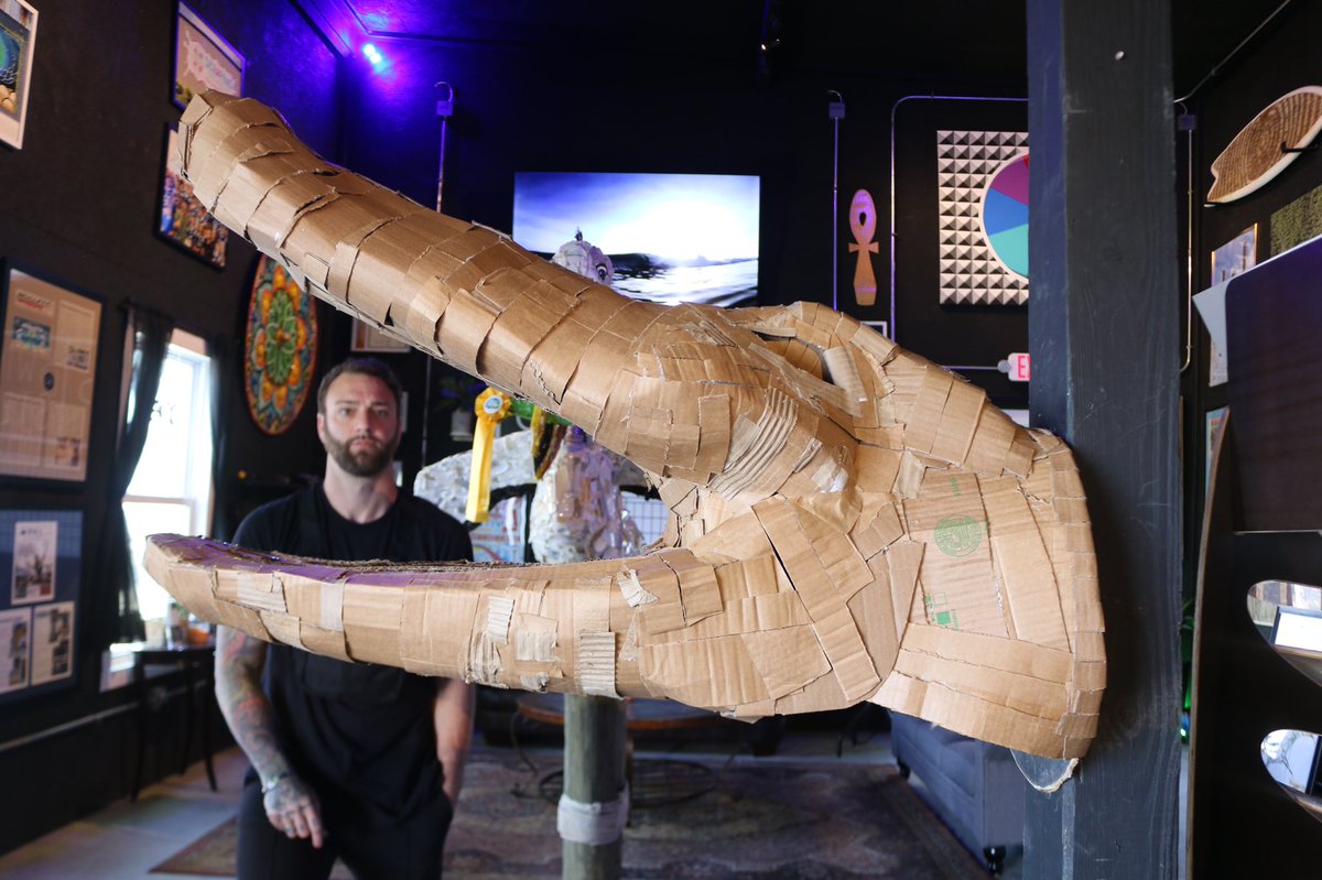 JDWSwiger's tweet photo. Progress on the Gator head 🐊 #SwigerStudio https://t.co/Mak1gB7KX2