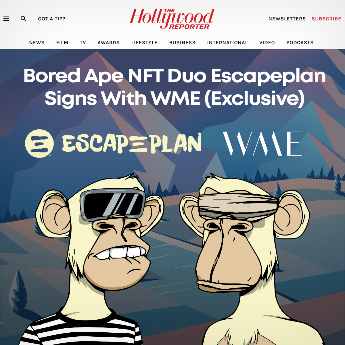 escapeplanbayc's tweet photo. Stoked to announce that we've signed with @WME for all bookings! Shoutout @THR for spreading the good word https://t.co/PkQRsYNt1F