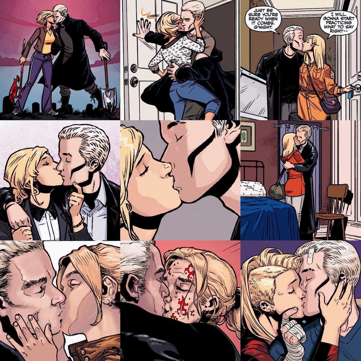 spuffy kisses: show + comics.