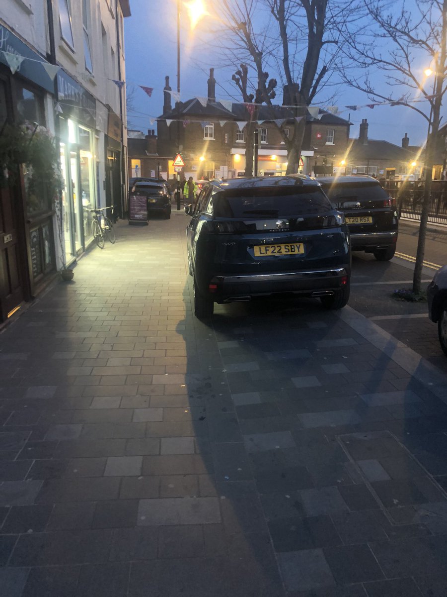 Again #pavementparking is just part of the entitled way car drivers monopolise pedestrian space in #southnorwood @ali_Croydon @SteveReedMP what is being done about this? This is happening everyday, all day.