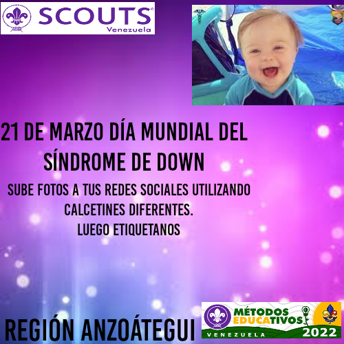 21 de marzo se celebra el Día mundial del síndrome de Down cuyo principal objetivo es crear conciencia en la sociedad acerca del valor que tienen estas personas. Se pretende además reivindicar sus aportaciones a la sociedad