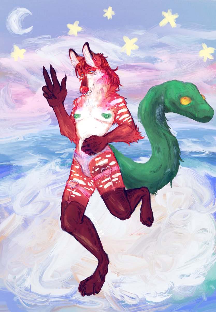 _Morusel_'s tweet photo. Dreamy #furry #furryart https://t.co/3MmEBLGY4B