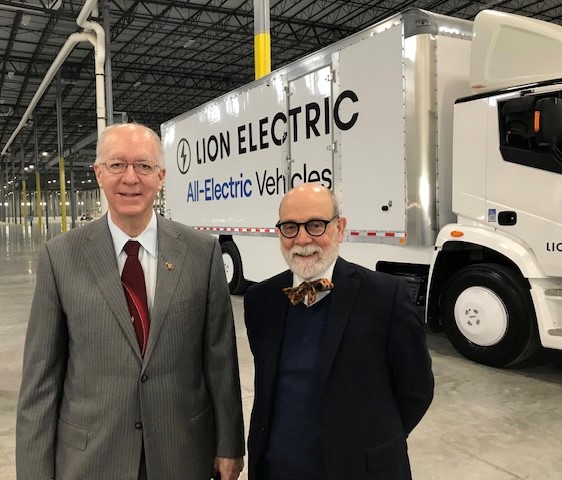 Acting Consul General <a href="/usherdbruce/">David Usher</a> visited the facility and discussed it with <a href="/RepCasten/">Rep. Sean Casten</a>, <a href="/RepBillFoster/">Congressman Bill Foster</a>, <a href="/RepUnderwood/">Rep. Lauren Underwood</a> , <a href="/EPA/">U.S. EPA</a> 5 Admin Debra Shore and IL Commerce director Sylvia Garcia. The plant, the largest of its kind in the US, will open in 2023, creating 1400 jobs.