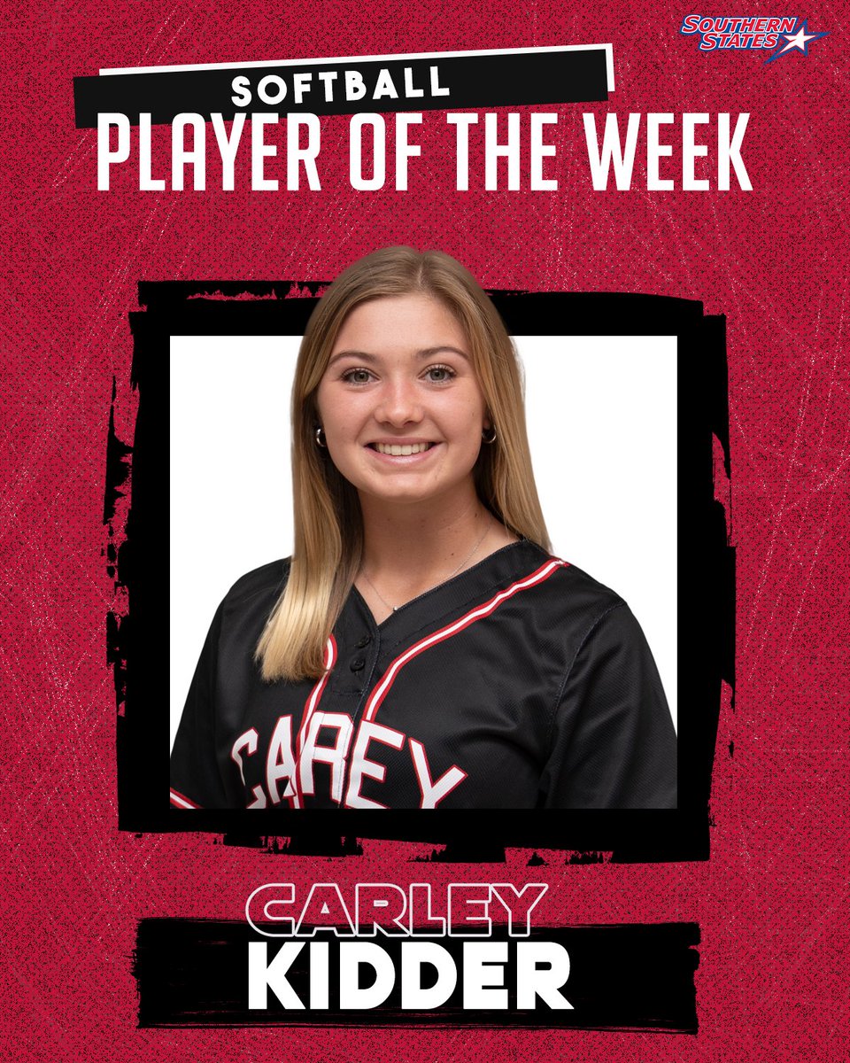 SSACsports's tweet photo. Congrats to the SSAC Softball Players of the Week for the week of March 14-20.

Pitcher: Emily Butts (@UMobileRams)
Player: Carley Kidder (@CareyAthletics)

🗒 https://t.co/4gy2U58vvo https://t.co/sZQ6NUeWkX