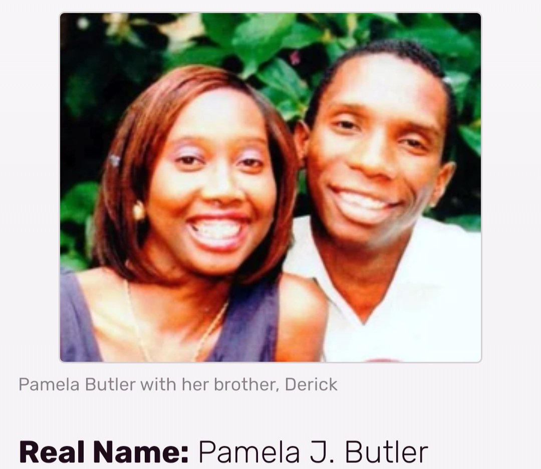 PhD_OnTheCouch's tweet photo. WHAT!? Followed #MISSING #PamelaButler case from DC for years! She &amp; 1st wife 
#MartaRodriguez both
murdered by #JoseAngelRodriguezCruz 
&amp; both dumped in I95 median 🤬HOW AM I JUST NOW realizing that Pamela's brother, Derrick FOUNDED the Black &amp; Missing Foundation?! @BAM_FI 
🤯🤯 https://t.co/GPyCJwnFCC