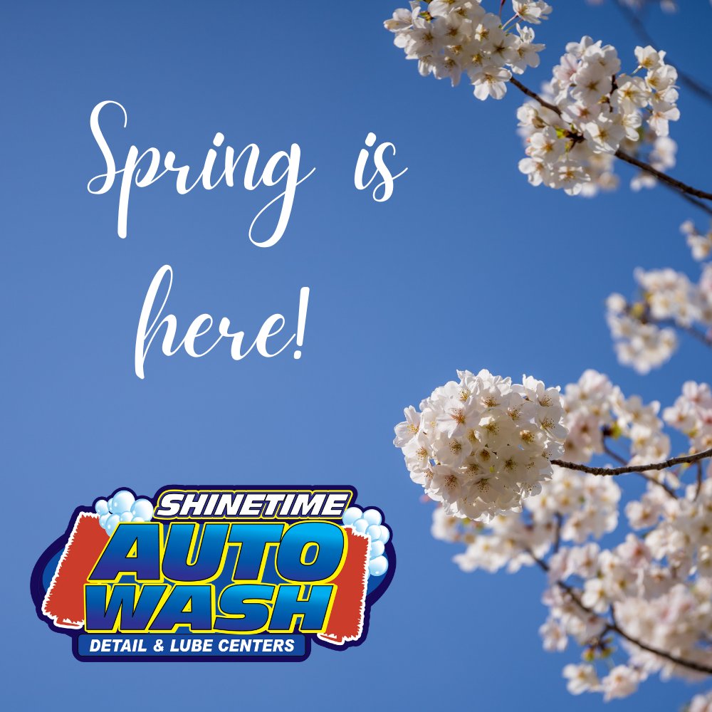 shinetimewash's tweet photo. SPRING IS HERE!!🌸  FINALLY!! 

Join our Unlimited Wash Club NOW!! Your car deserves it! Stop at one of our 3 locations for more info! And remember! A Clean Car Is A Happy Car!!😎 

#eaststroudsburg #tannersville #mtbethel #monroecounty #poconos #northamptoncounty #PA #carwash https://t.co/ZBuHbr0jpG