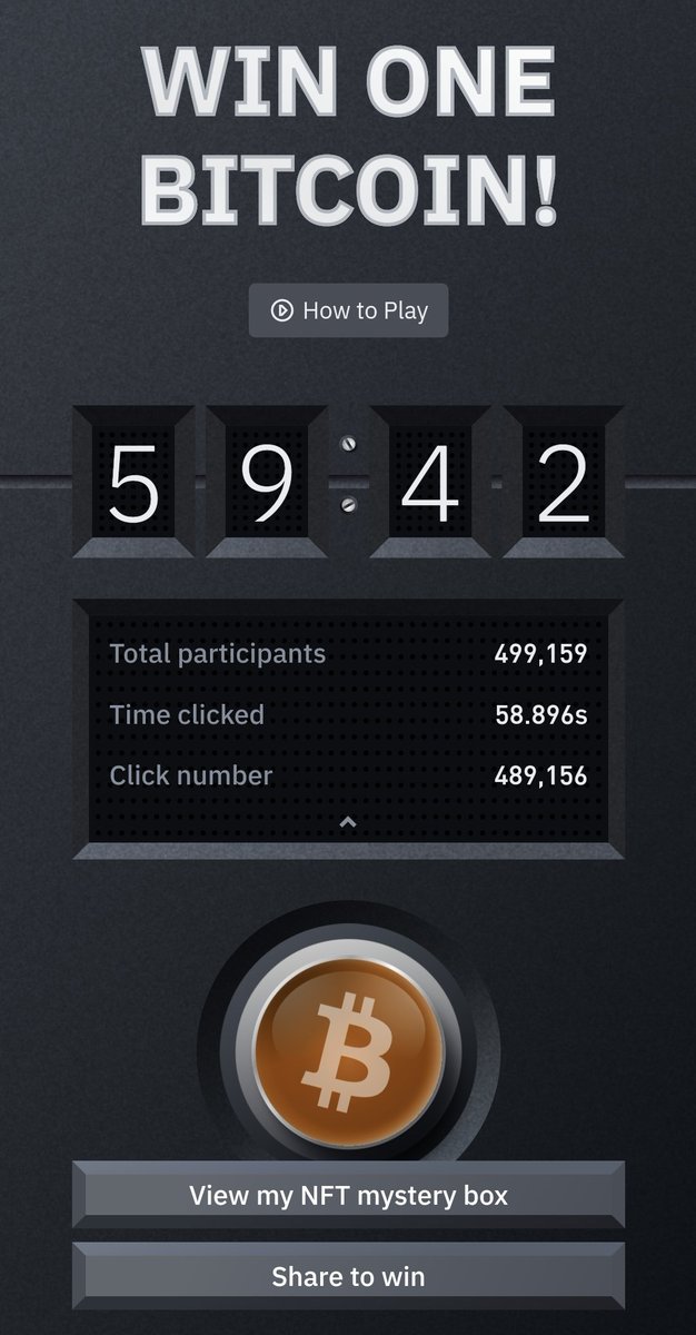 #BitcoinButton #Binance 🤗