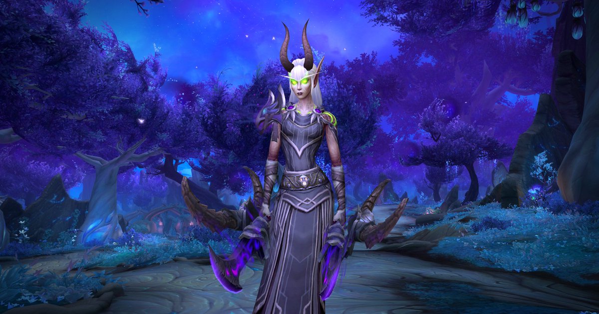 Pandorea_LP's tweet photo. #MogMonday from this gorgeous queen 💜
.
.
.
.
#WorldofWarcraft #Shadowlands #DemonHunter @Warcraft https://t.co/Zvpk9gmBQ6