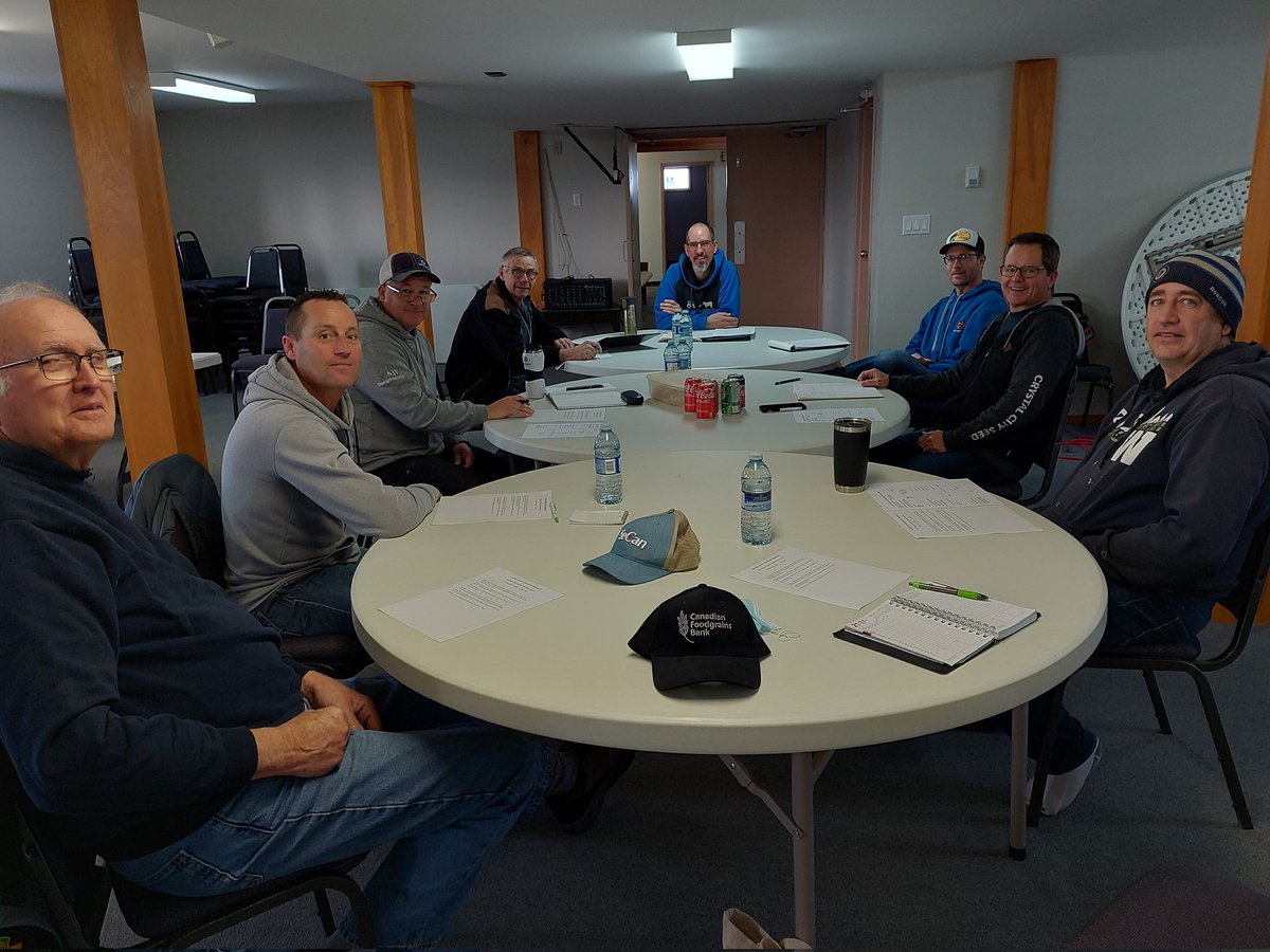 It's the season for growing projects to make plans.  The Louise Grain Growing Project, near Crystal City, met this morning.  Thanks to all those planning community projects this year.  Working together to #endhunger. #foodgrains.