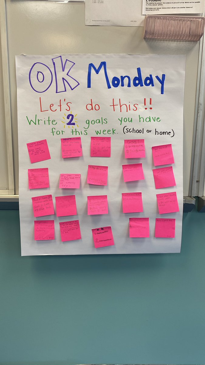 Monday Morning Meeting - First day back from Spring Break and we are ready to crush our goals. ⭐️ 📚📓💯<a href="/TommieBarfield/">Tommie Barfield</a> <a href="/collierschools/">Collier County Public Schools</a> <a href="/benitotbe/">E Acosta</a>
