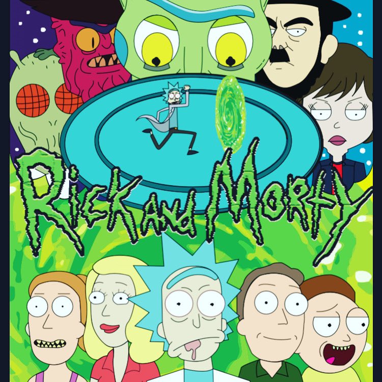 CJ_GRAPHICS_'s tweet photo. Poster design for my favorite show @RickandMorty #ilovedesign #rick #morty https://t.co/DwZD6PSkIm