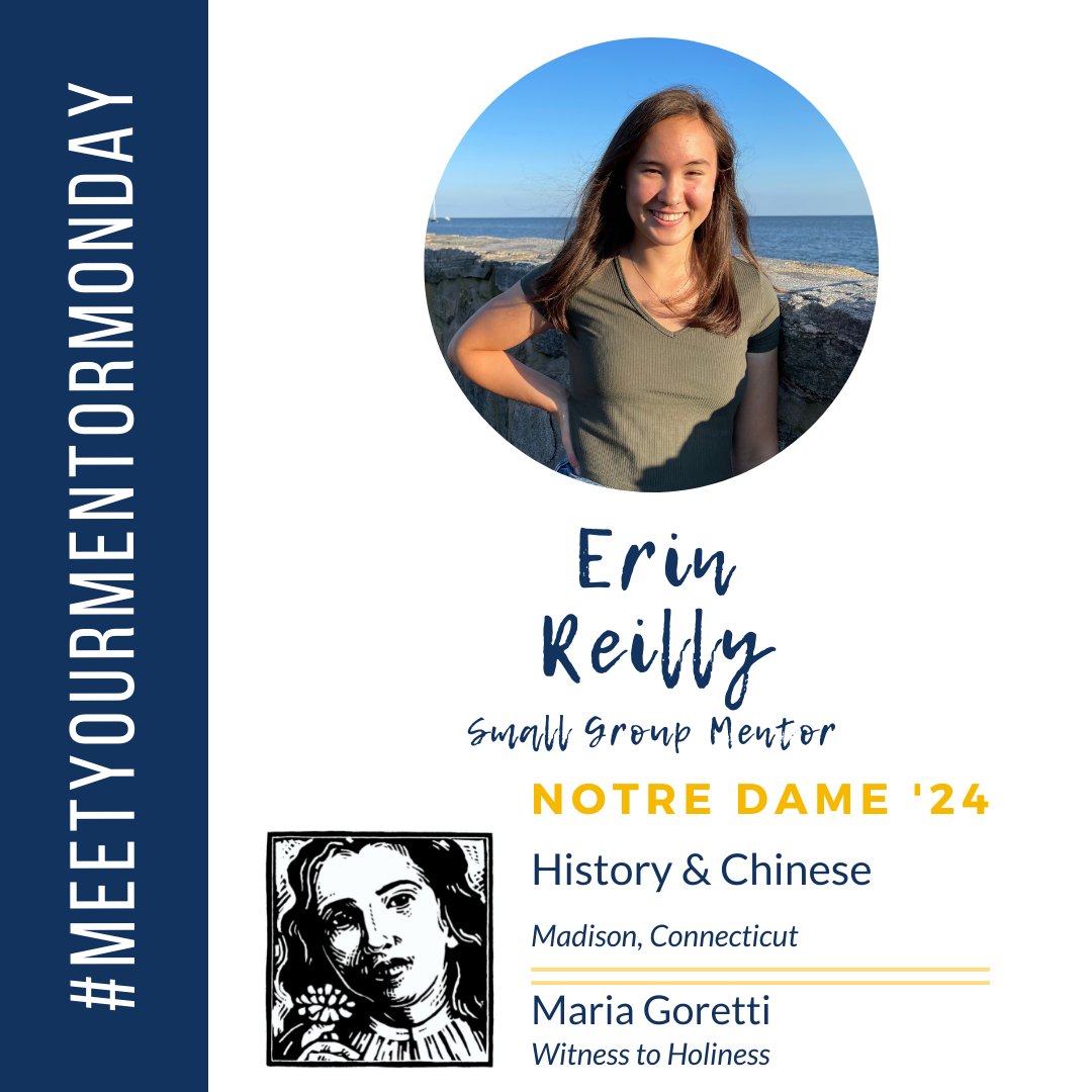 NotreDameVision's tweet photo. Introducing three more Mentors-in-Faith for #MeetYourMentorMonday! #NDVision
Visit https://t.co/OiwmvVfbpv to learn more and apply! @McGrathND https://t.co/BJ2N79l6Jk