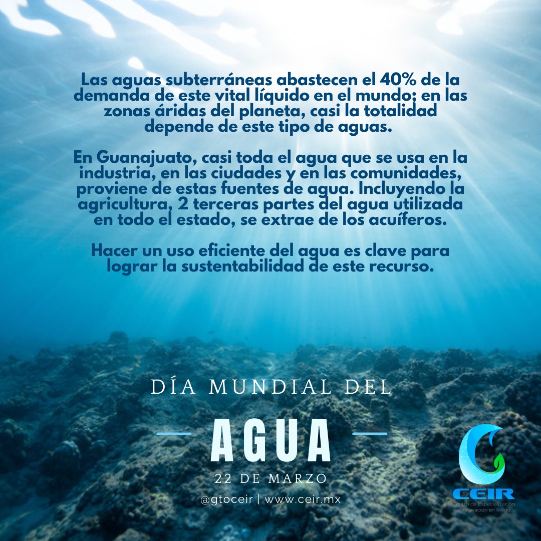 gtoceir's tweet photo. ¿Conoces las aguas subterráneas?💧

#DíaMundialDelAgua  El cuidado del agua es tarea de todos. https://t.co/p4KgF38VhJ