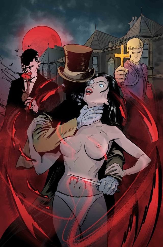 Alexia Midnight Untold Secrets #1 Cover <a href="/DarioFormisani/">Dario Formisani</a> #Indiecomics #Comicbooks #Vampire #Dracula #AlexiaMidnight #Daughterofdracula #Thexpanse #Crystalbreakstudios #Jacktheripper @ExpanseComics Nude Variant.