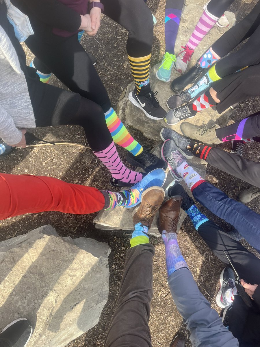 MsAuthier's tweet photo. The amazing Glenwood staff participated in #RockYourSocks2022 for #WorldDownSyndromeDay @GlenwoodGriffin @teach_terri @gecdsbpro https://t.co/w44a6WFvbi
