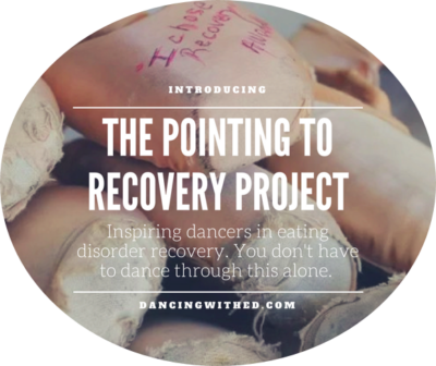 DanceInRecovery's tweet photo. Have you heard about Dancing with ED's Pointing to Recovery Project? Check it out here https://t.co/0KbtFnE22R. https://t.co/qnQanjlYom