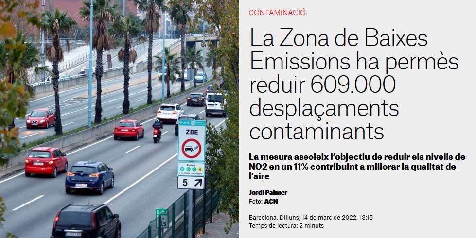 GemmaTarafa's tweet photo. L'excés de contaminació a BCN provoca la mort de 1.000 persones, 33% casos d’asma infantil i l’11% casos de càncer de pulmó
La ZBE consensuada amb AMB, Generalitat i amb ple convenciment de l'UE ajuda a abordar un dels principals problemes de salut pública
https://t.co/16t6DciksX https://t.co/7BhOdSXxQY