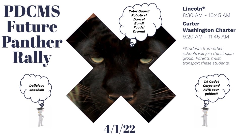 pdcmspanthers's tweet photo. If you are an aspiring Panther, you won't want to miss this. https://t.co/2qK0wFNdsp
