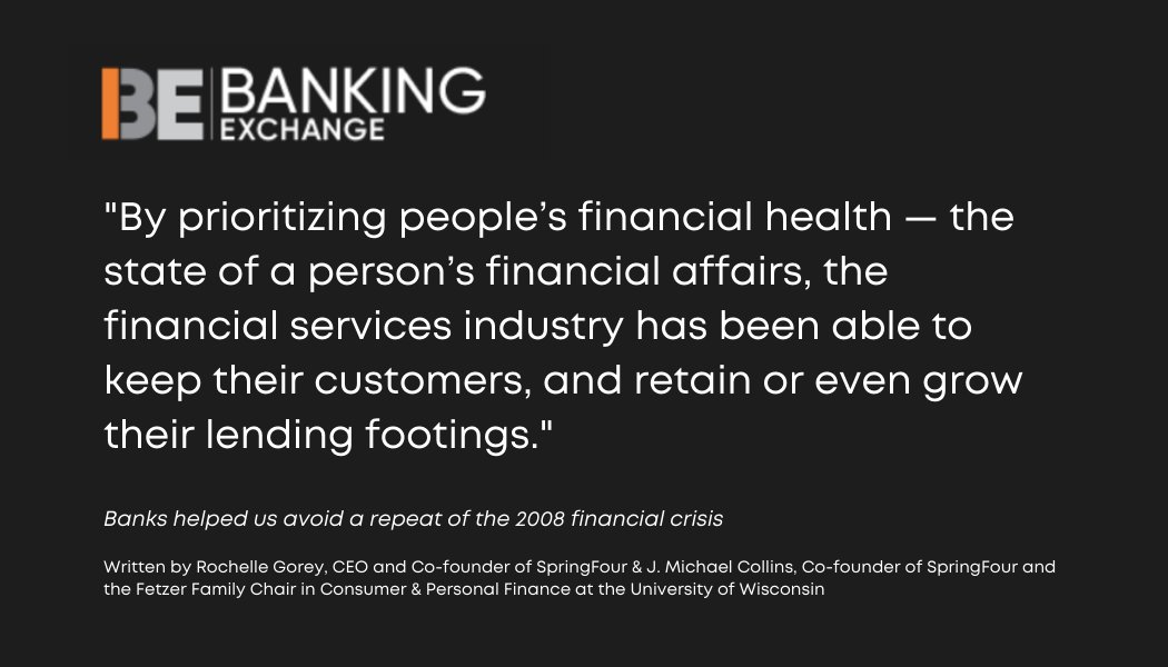 Banks helped us avoid a repeat of the 2008 financial crisis - <a href="/BankingExchange/">Banking Exchange</a> <a href="/jmcollinswisc/">J Michael Collins</a> 
bankingexchange.com/news-feed/item… #fintech #finhealth #banks #financialservices #innovation