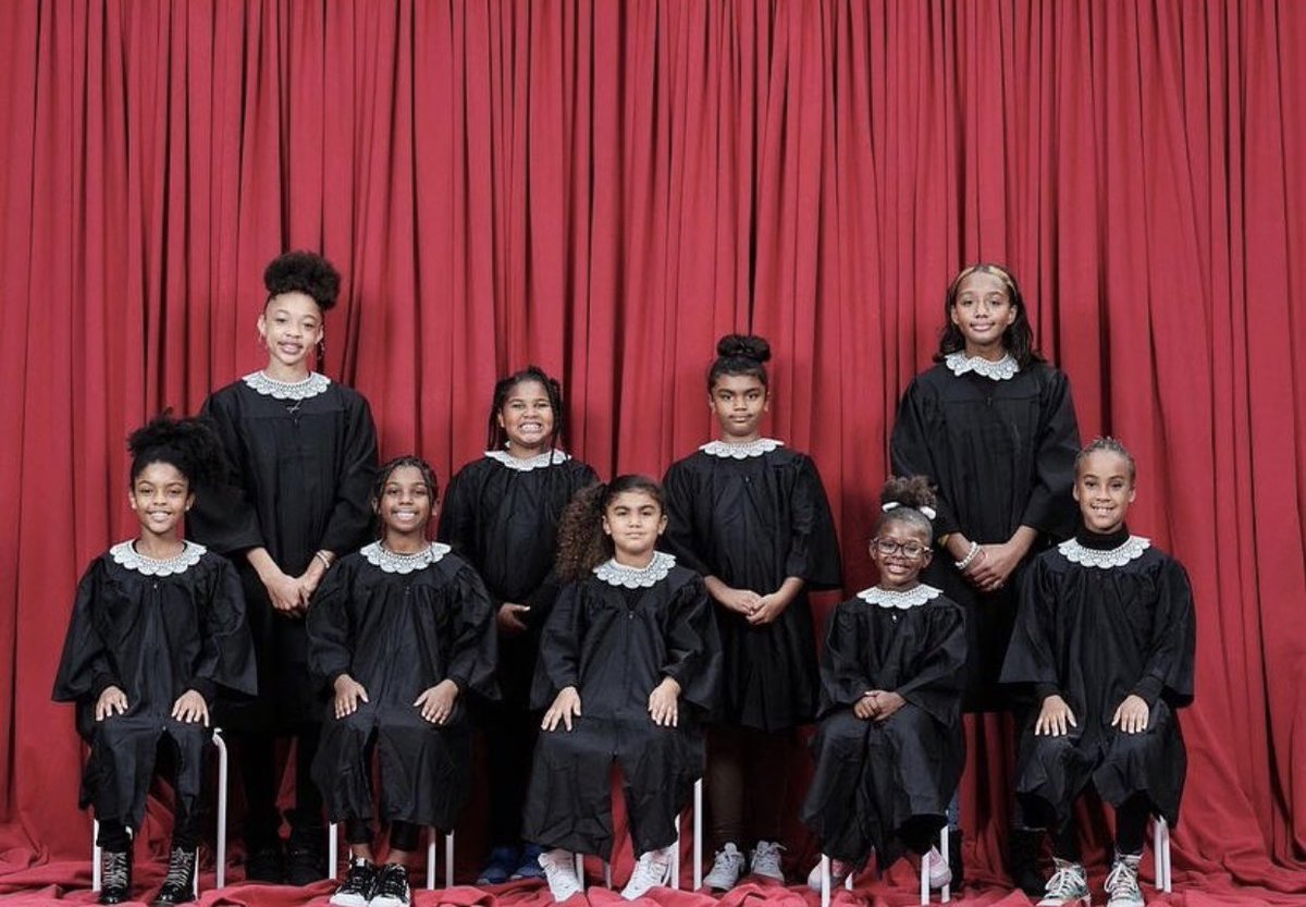 WinWithBLKWomen's tweet photo. Thinking of all of the young Black girls who are watching Judge Jackson today. Representation matters. 

#WinWithBlackWomen #ConfirmJudgeJackson https://t.co/nPFNglmtUr