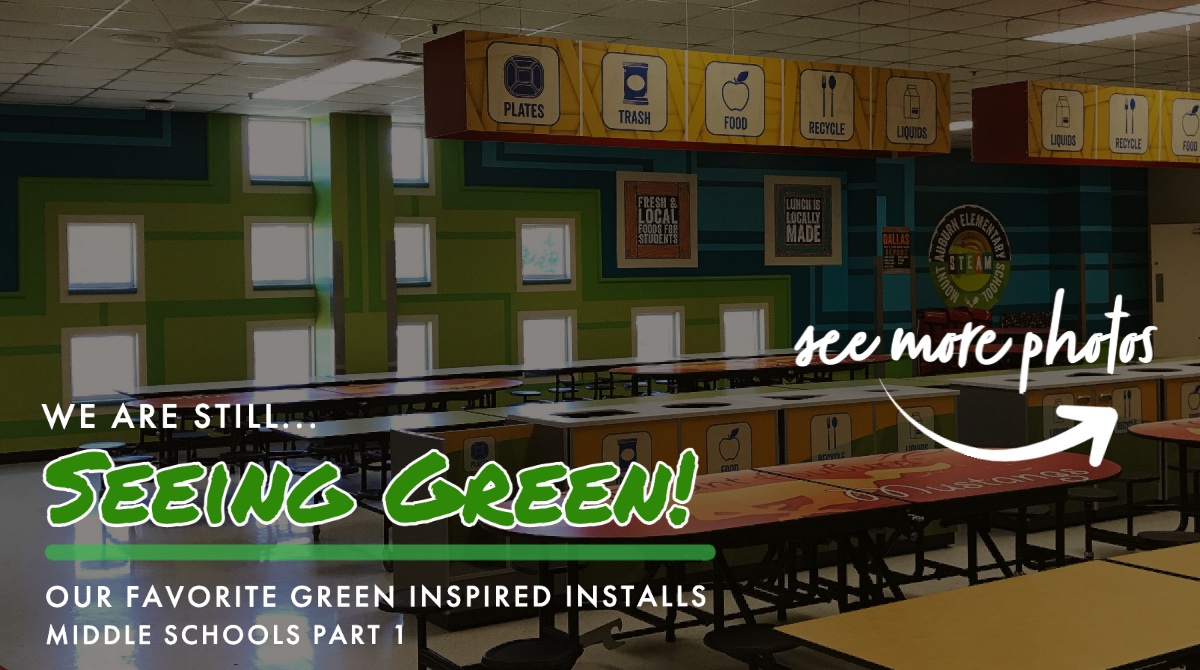 EduSourceCorp's tweet photo. #stpatricksday may have ended but not our #love for these #green inspired installs! Highlighting @dallasschools and @RioMealsRock @rgccisd Middle Schools #LiveInColor #favorites #seeinggreen #childnutrition #weloveourcustomers https://t.co/ZJYxZbFdSK