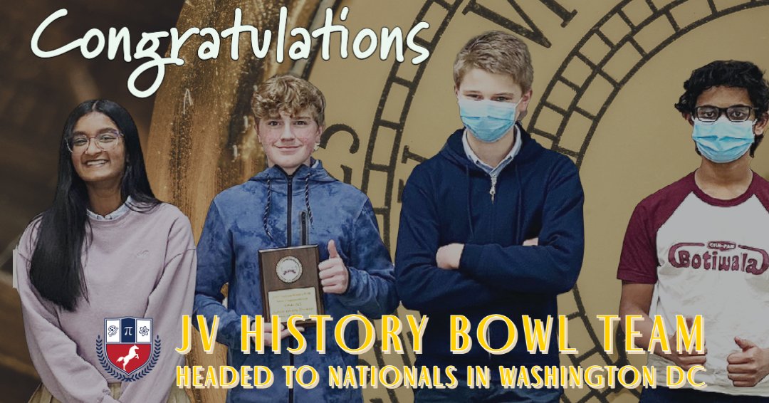 FSAPrivate's tweet photo. HS HISTORY BOWL EXCELS AT STATE COMPETITION
next step - Nationals in DC #juniorhistorians #fultonscienceacademy #ICARE https://t.co/pYX98EDzcy