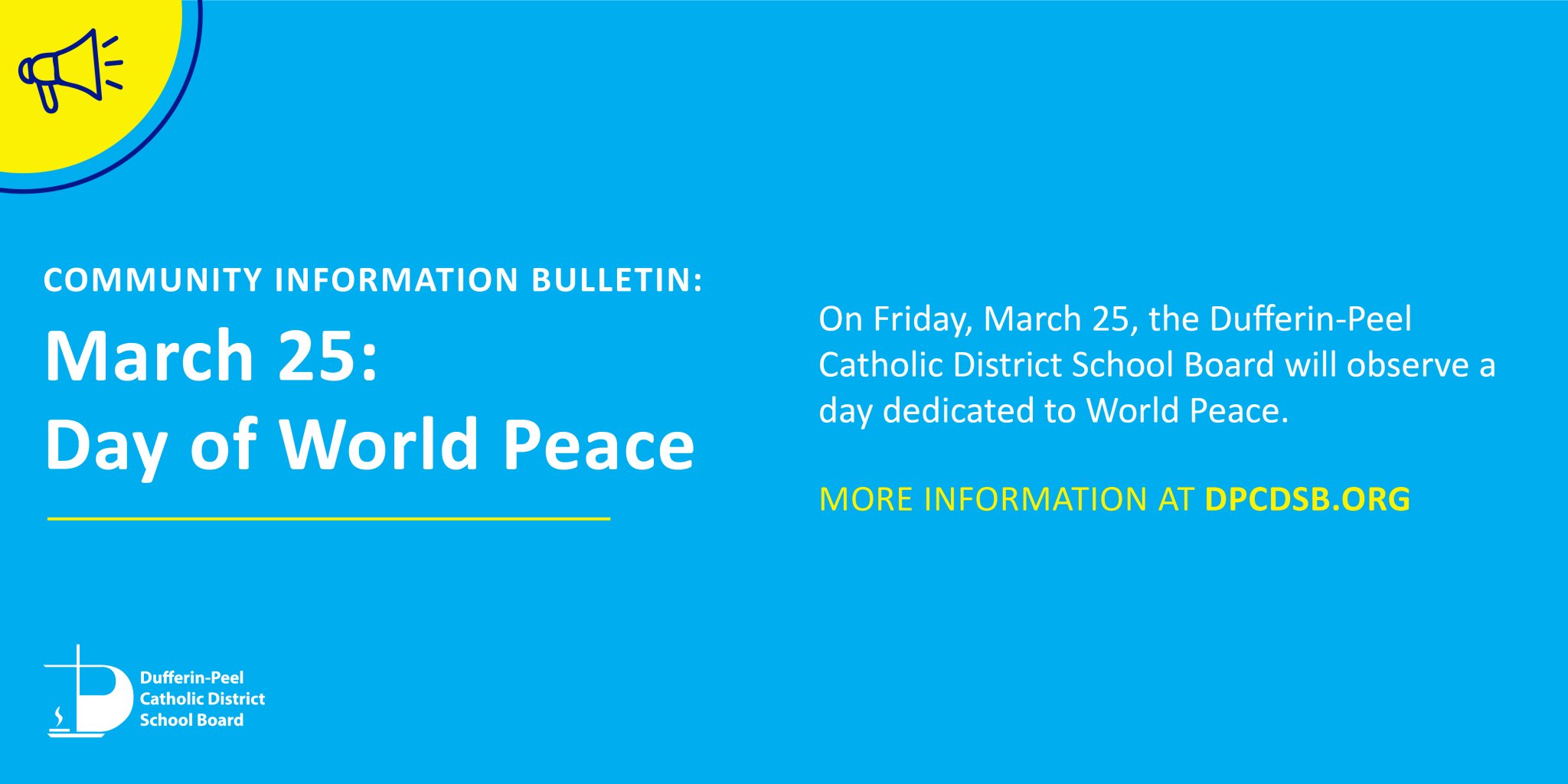 DufferinPeel Catholic District School Board on Twitter "On Friday