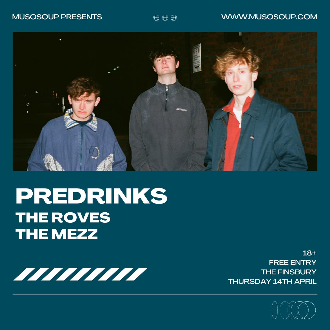 We've hit over 2,000 streams on MOVE, thank you so much!! We thought now would be a good time to announce our next gig, headlining the Finsbury on Thursday 14th April alongside <a href="/THEMEZZ9/">THE MEZZ</a> and <a href="/TheRoves/">𝐓𝐇𝐄 𝐑𝐎𝐕𝐄𝐒</a>. Entry is free and tickets are available through the link in our bio!