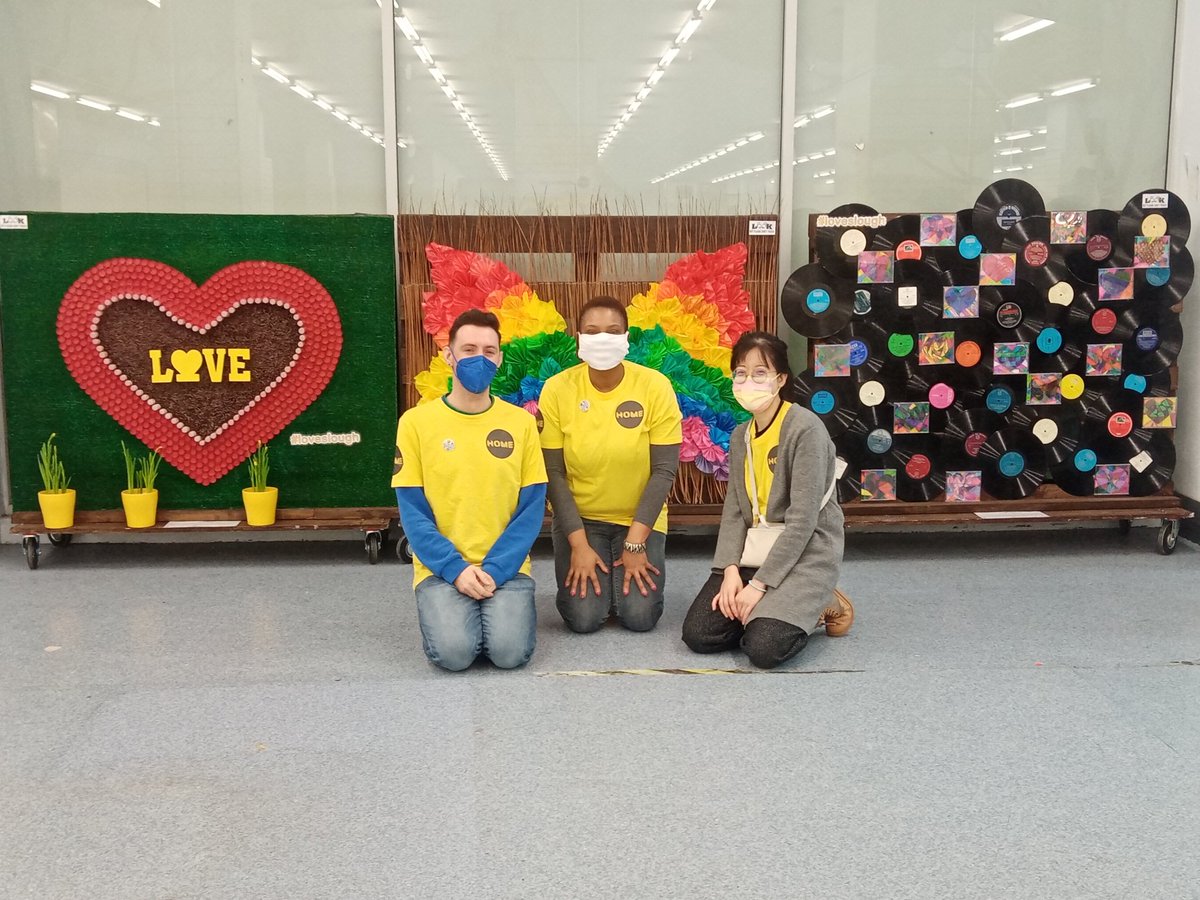 Thank you to everyone who came down to join us <a href="/happyslough/">Slough Happiness Collective</a>’s HAPPY SPACE to help us paint some rocks &amp; contribute to our community mural! Hope you all had as much fun as we did! Thank you to Linda for putting an amazing event &amp; @homeslough for producing the #loveslough festival!