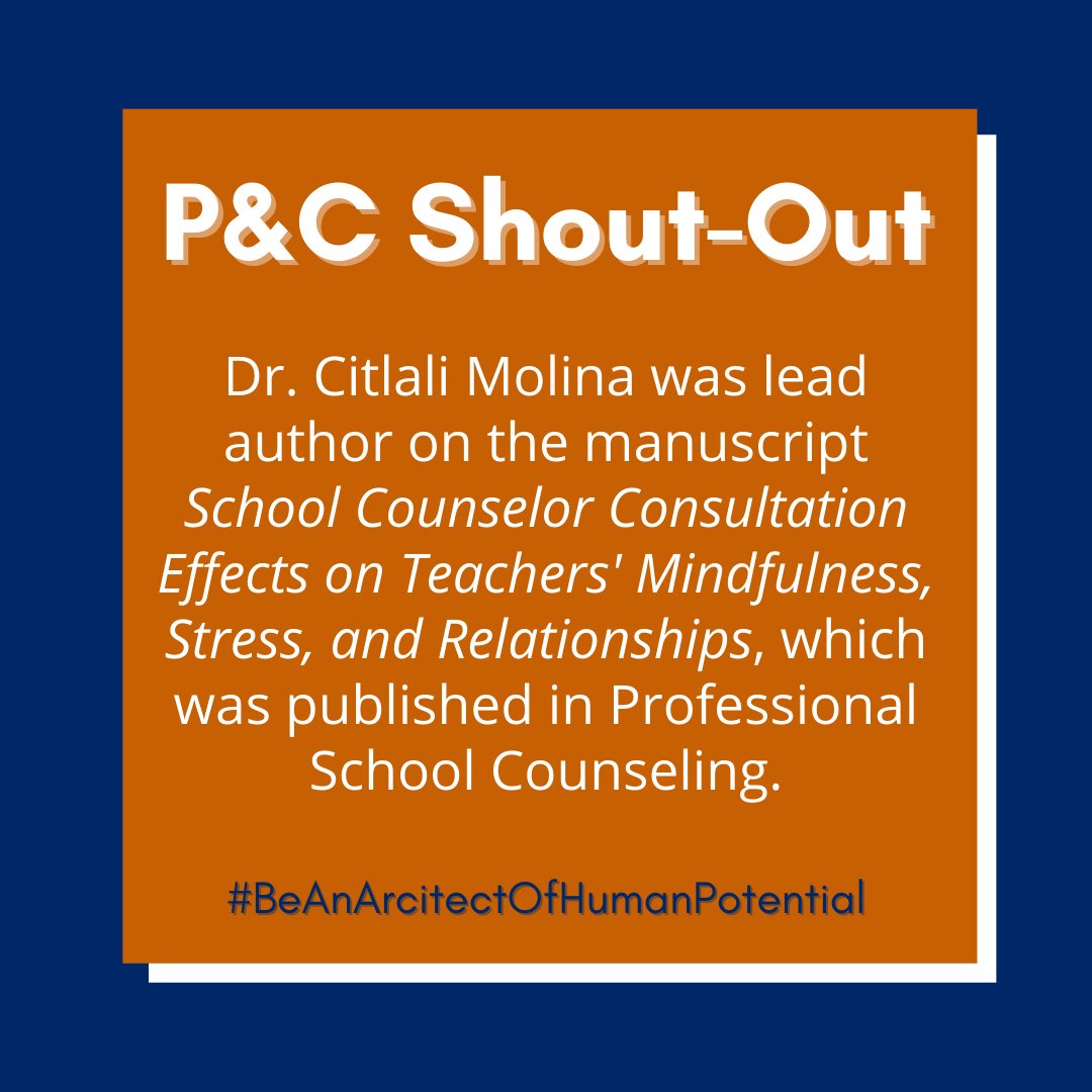 Well done, Dr. Molina!

#BeAnArchitectOfHumanPotential