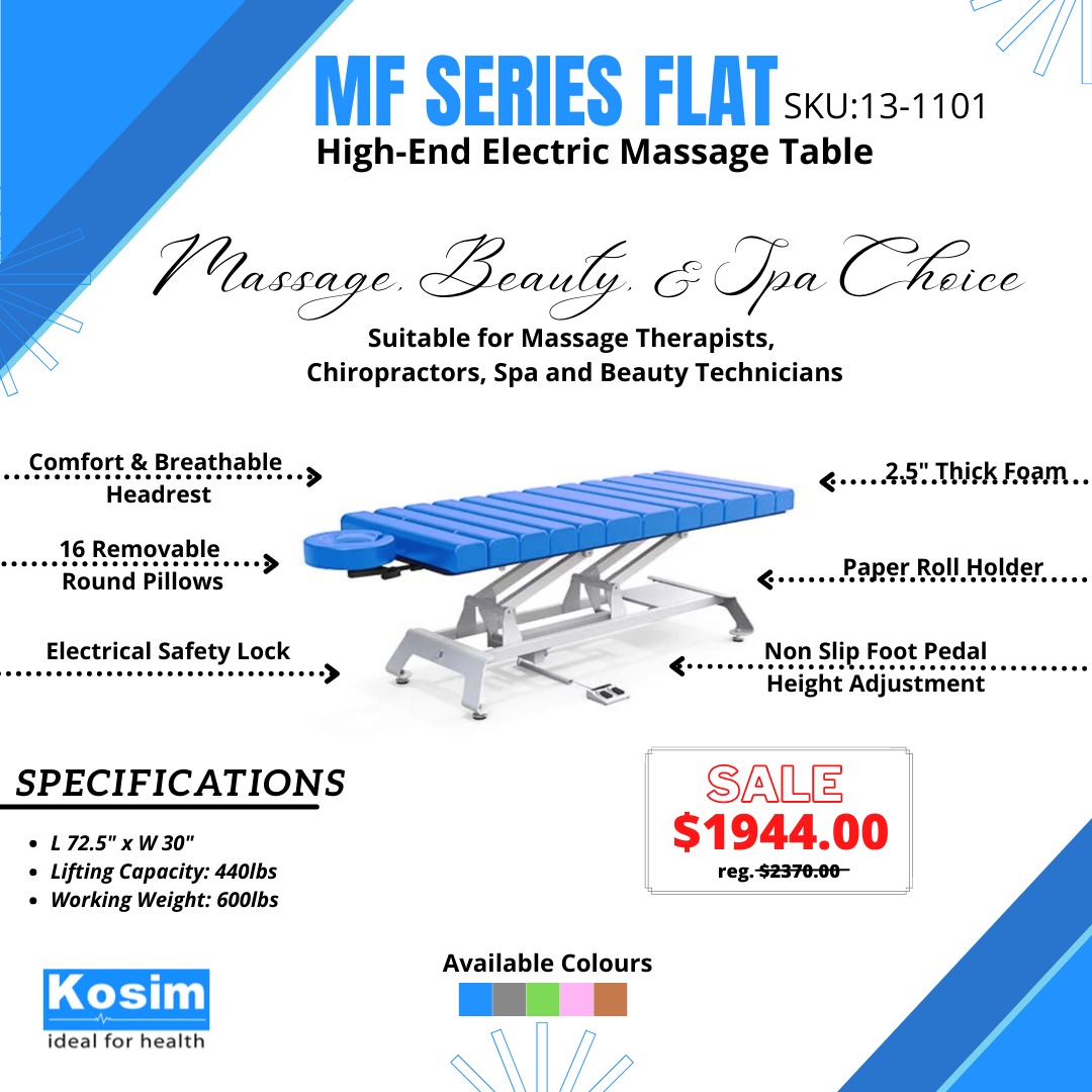 KosimHealth's tweet photo. On sale now for $1944.00. This table is great for massage therapists, spa and beauty technicians who want to provide the best comfort and services for clients.  It uses exclusive removable rounded pillows that provides maximum comfort!
Visit https://t.co/alhhwQGzx3! https://t.co/Rd56Y2zKZI