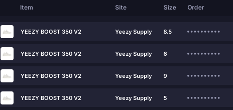 Declines a-plenty but copped a few!! @ValorAIO @SneakerServer @Sauceservers @notify @CarbnIO @LiveProxies @WhopProxies @SpaceSuccess_ @PandaEmails @OneClickCorner