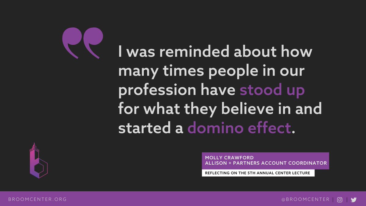 The impact of the 5th Center Lecture continues to echo throughout the public relations profession. Check out what <a href="/mollyaincelee/">Molly Crawford</a> of Allison and Partners had to say about <a href="/charwheeless/">Charlene Wheeless</a> spectacular keynote. #DareToChangePR #PR <a href="/SDSU_JMS/">SDSU JMS</a>