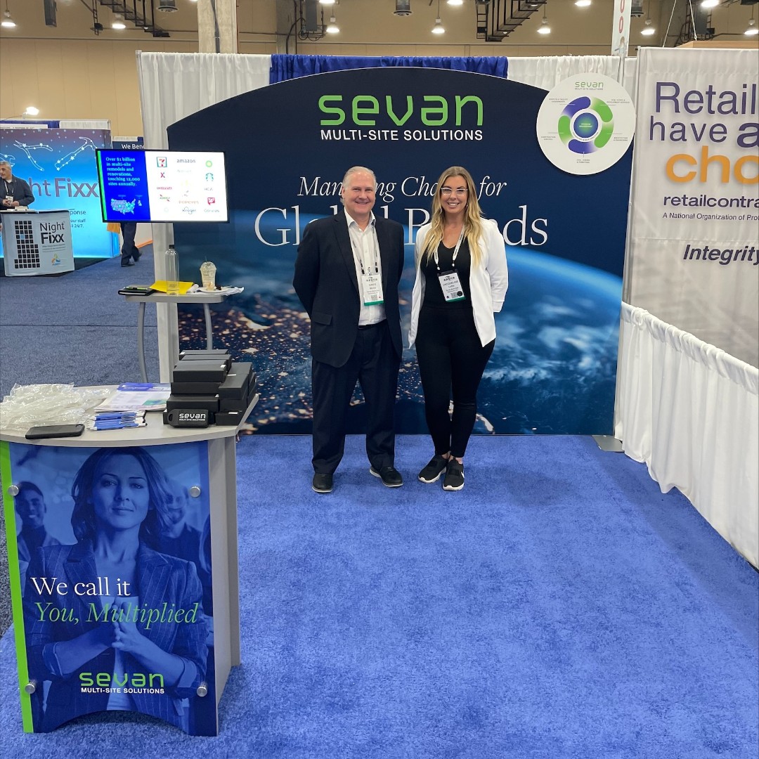 SevanSolutions's tweet photo. We’re at @ChainStoreAge #SPECSSHOW2022 with the nation's top retailers and suppliers! Stop by booth #721 or chat with us during the activities to share ideas and talk about Sevan’s innovative, fully customized solutions for your multi-site programs. https://t.co/UN4UY9Gpfo