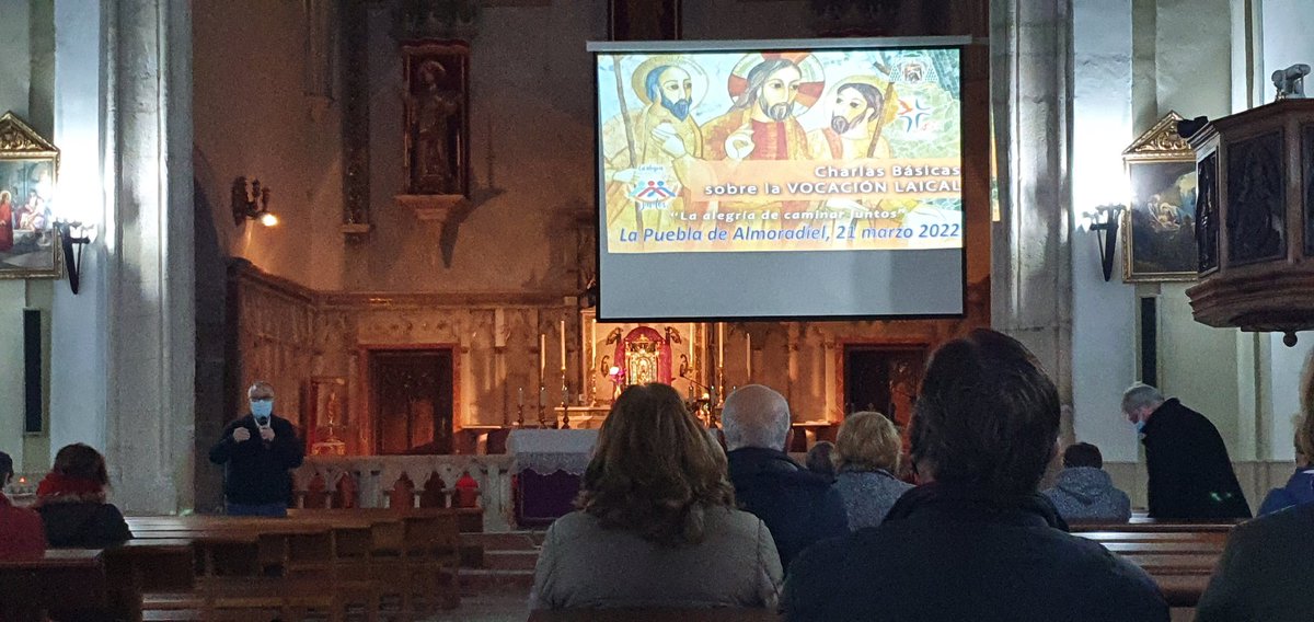 Comenzamos las charlas cuaresmales 2022, con la charla básica sobre la vocación laical, impartida por Javier, miembro de la delegación de catequesis de nuestra diocesis de Toledo. <a href="/architoledo/">Archidiócesis de Toledo</a> <a href="/postoladoseglar/">Deleg. Apost. Seglar</a>