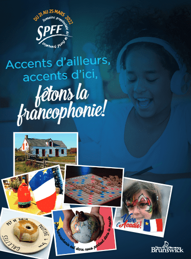 Nos_langues's tweet photo. Jusqu'au 25 mars, le #NouveauBrunswick souligne la fierté #francophone! Plusieurs activités sont proposées: concours, musique, cinéma et plus! Fêtons la #francophonie! #FrNB #SPFF2022 @FJFNB https://t.co/7oVNAx5KQg https://t.co/djzAqf6Wrk