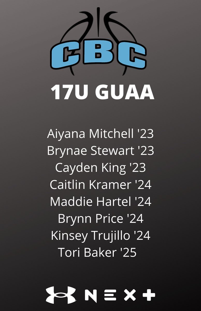 Starting off with our 17U GUAA squad #theCBCway
