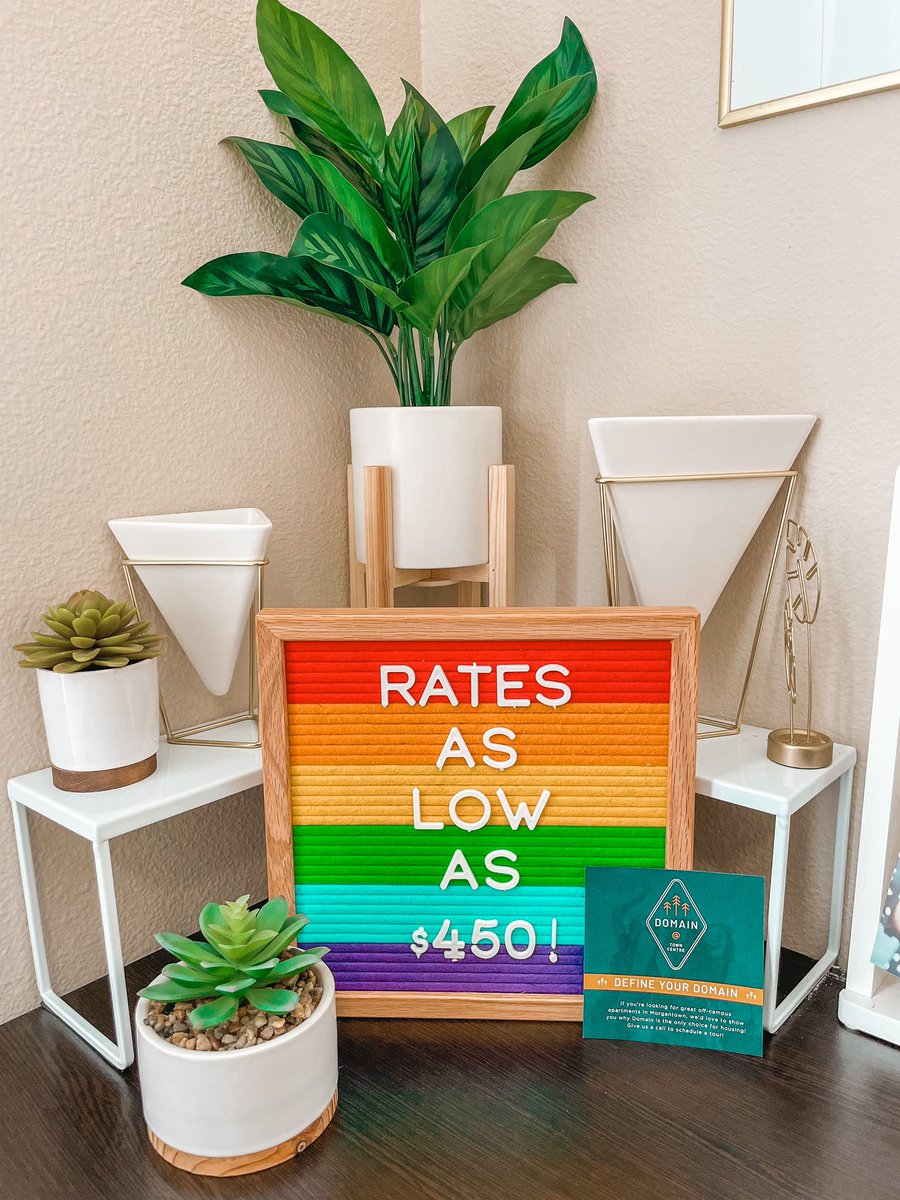 DomainTC's tweet image. ✨Reduced Rates✨ Reach out today to learn how you can secure rent as LOW as $450‼️

Reminder: We are still waiving our Signing Fees ($0 down!) if you sign within 48 hour of applying

 (𝟛𝟘𝟜) 𝟝𝟡𝟠-𝟘𝟟𝟘𝟘
💻 ᴛʜᴇᴅᴏᴍᴀɪɴ@ɢʀᴇʏꜱᴛᴀʀ.ᴄᴏᴍ

#morgantown #morgantownwv #wvu