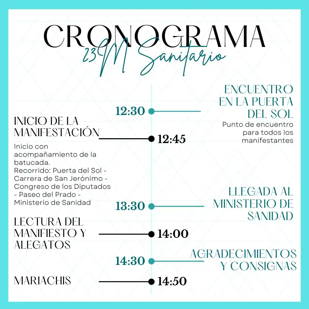 FSEunida's tweet photo. ¿Plan para el miércoles?
ÚNETE AL #23MSanitario 

Aquí tenéis el cronograma, el mapa del recorrido y el protocolo anti covid

Nos ignoraron, pero ahora nos oirán, alto y claro.
Ayúdanos a gritar ELECCIÓN A TIEMPO REAL
#FSEdiceNO #23MSanitario #elecciónatiemporeal #FSEunida https://t.co/DuqATuIcTb