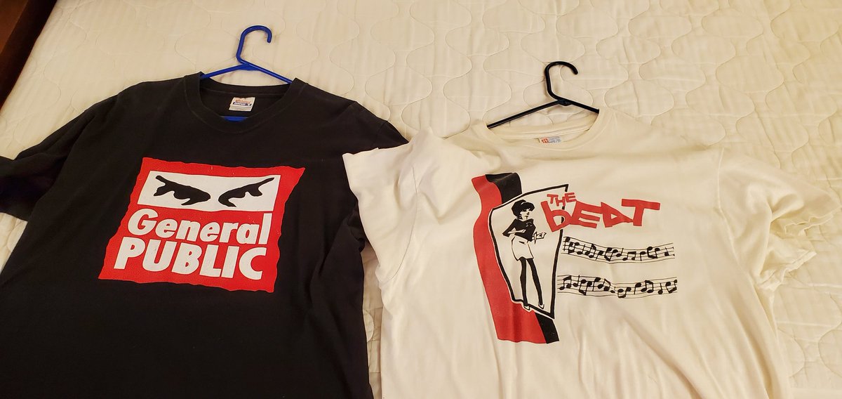 gogosguy's tweet photo. @TheEnglishBeat Which one should I wear to the English Beat show tonight? Decisions, decisions! https://t.co/t1KpWeRuWF