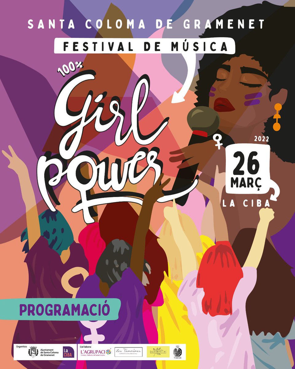 la_ciba's tweet photo. 📢📢Ja podeu consultar totes les activitats del festival 100% Girls Power @scgramenet @la_ciba el proper Dissabte 26 de març.

Us podeu inscriure a través de https://t.co/TPySpICmiu https://t.co/rI9YNOTdnC