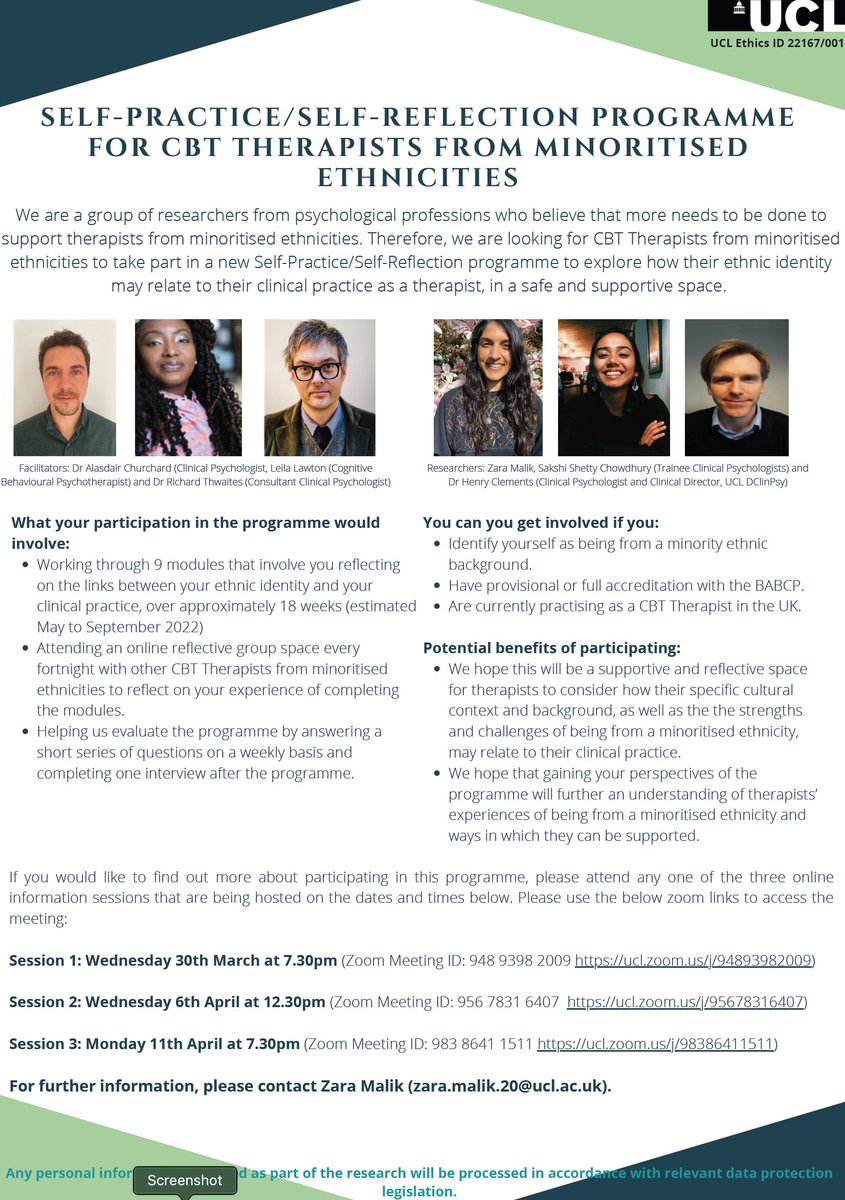 BABCP Anti Racism SIG (@babcpantiracism) on Twitter photo SP/SR CPD opportunity, FAQ video available soon.
<a href="/ZaraMal88015273/">Zara Malik</a> @SakshiShettyC <a href="/AChurchard/">Alasdair Churchard</a> <a href="/LeilaLawton3/">Leila Lawton</a> <a href="/saiqa_naz/">saiqa naz</a> @rthwaites SP/SR CPD opportunity, FAQ video available soon.
<a href="/ZaraMal88015273/">Zara Malik</a> @SakshiShettyC <a href="/AChurchard/">Alasdair Churchard</a> <a href="/LeilaLawton3/">Leila Lawton</a> <a href="/saiqa_naz/">saiqa naz</a> @rthwaites